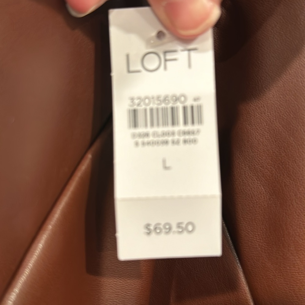 Loft Faux Leather Pants - Picture 6 of 7